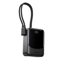 Joyroom JR-PC1 10000mAh:n varavirtalaturi, jossa on sisäänrakennetut USB-C- ja Lightning-kaapelit - musta
