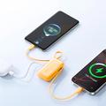 Joyroom JR-PR2 -kaksois-USB-C-Powerbank, 10000mAh - 35W - oranssi