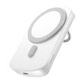 Joyroom JR-W030 Langaton tehopankki 6000mAh rengastelineellä - 20W - Valkoinen