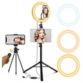 Joyroom JR-ZS233 LED Ring Valo Tripod & Vlogging Sarja - 10.2"