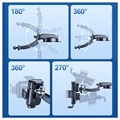 Joyroom JR-ZS298 Automaattinen Autoteline / Langaton Laturi - 4.7"-6.7"