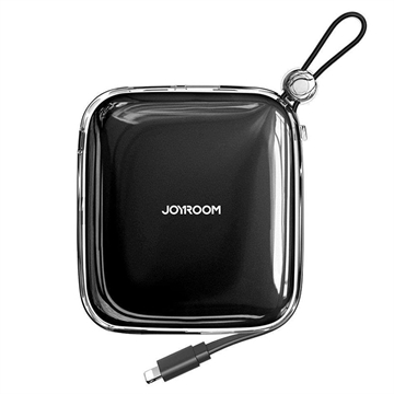 Joyroom Jelly Lightning Mini Varavirtalähde - 10000mAh/22.5W - Musta