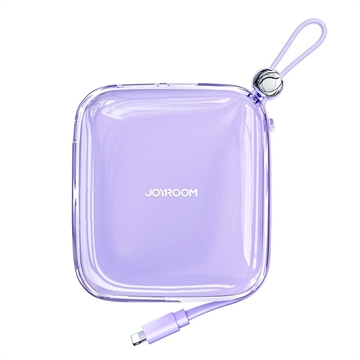 Joyroom Jelly Lightning Mini Varavirtalähde - 10000mAh/22.5W - Violetti