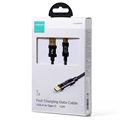 Joyroom USB-A/USB-C Pikalatausdatakaapeli - 1.2m - Musta
