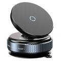 K009 Kompakti magneettinen autopuhelimen pidike kojelaudalle ja tuulilasille - musta