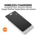 K2 Card-Style Smart Tracker Android Find My Device - Google Sertifioitu - Musta