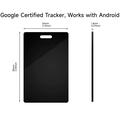 K2 Card-Style Smart Tracker Android Find My Device - Google Sertifioitu - Musta