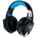 KOTION EACH G2000BT Stereo Gaming Headset Noise Cancelling Over Ear -kuulokkeet, joissa on irrotettava mikrofoni - Sininen