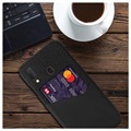 KSQ Samsung Galaxy A20e Case with Card Pocket - Black