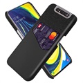 KSQ Samsung Galaxy A80 Suojakuori Korttitaskulla