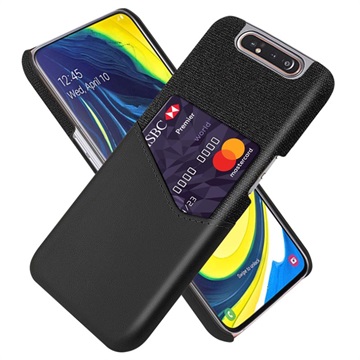 KSQ Samsung Galaxy A80 Suojakuori Korttitaskulla