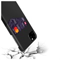 KSQ iPhone 11 Pro Suojakuori Korttitaskulla - Musta