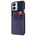 KSQ OnePlus Nord 2T Suojakuori Korttitaskulla - Sininen