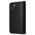 KT Multifunctional Sarja iPhone 14 Lompakkokotelo - Musta