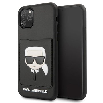 Karl Lagerfeld CardSlot iPhone 11 Pro Max Suojakotelo - Musta