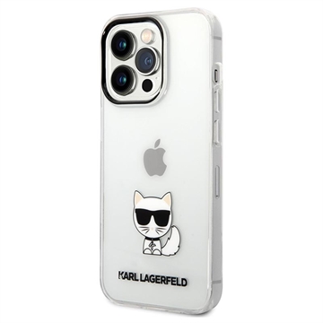 Karl Lagerfeld Choupette Logo iPhone 14 Pro Kotelo