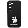 Karl Lagerfeld Choupette Samsung Galaxy S23+ 5G silikoninen näytönsuoja - musta