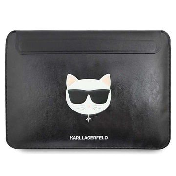 Karl Lagerfeld Choupette Kotelo Kannettavalle Tietokoneelle ja Tabletille - 13" - Musta