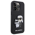 Karl Lagerfeld Ikonik Karl & Choupette iPhone 13 Pro Suojakuori