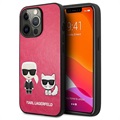 Karl Lagerfeld Ikonik Karl & Choupette iPhone 13 Pro Max Suojakuori