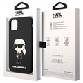 Karl Lagerfeld Ikonik iPhone 11 Silikonikuori - Musta