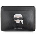 Karl Lagerfeld Ikonik Sleeve Kannettavalle Tietokoneelle, Tabletille Suojus - 14" - Black