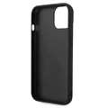 Karl Lagerfeld Quilted Puffy Ikonik Logo iPhone 14 Hybridikotelo - Musta