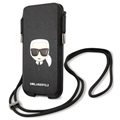 Karl Lagerfeld Saffiano Yleispussukka - S/M - Ikonik / Musta