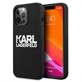 Karl Lagerfeld iPhone 13 Pro Silikonikuori - Musta