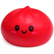 Kawaii Dumpling-pehmolelu stressin lievittämiseen - punainen