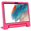 Samsung Galaxy Tab A8 10.5 (2021) Lasten Iskunkestävä Suojakotelo - Kuuma Pinkki