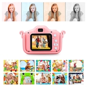 Lasten Digitaalikamera 32Gt:n Muistikortilla - Vaaleanpunainen