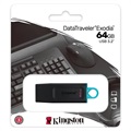 Kingston DataTraveler Exodia USB-Muistitikku - 64GB - Sinivihreä / Musta