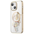 Kingxbar Myth Series iPhone 14 Suojakuori - Kultainen lohikäärme