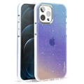Kingxbar Ombre Sarjan iPhone 13 Pro Kotelo - Violetti / Sininen