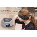 Neulottu Bluetooth-pääpanta urheiluun, Hands-Free-puheluihin - tummanharmaa