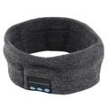 Neulottu Bluetooth-pääpanta urheiluun, Hands-Free-puheluihin - tummanharmaa