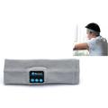 Neulottu Bluetooth-pääpanta urheiluun, Hands-Free-puheluihin - vaaleanharmaa