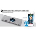 Neulottu Bluetooth-pääpanta urheiluun, Hands-Free-puheluihin - vaaleanharmaa