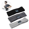 Neulottu Bluetooth-pääpanta urheiluun, Hands-Free-puheluihin - vaaleanharmaa