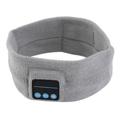 Neulottu Bluetooth-pääpanta urheiluun, Hands-Free-puheluihin - vaaleanharmaa