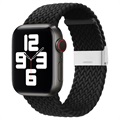 Apple Watch Series 7/SE/6/5/4/3/2/1 Neulottu Ranneke - 45mm/44mm/42mm - Musta