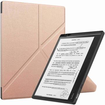 Kobo Elipsa 2E Origami Stand Suojakotelo - Ruusukulta