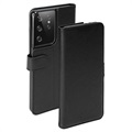 Krusell Essentials Samsung Galaxy S21 Ultra 5G Lompakkokotelo - Musta