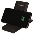 Ksix 3-in-1 Charging Station - iPhone, AirPods, Apple Watch - Black