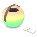 Ksix Bubble Monivärinen Lamppu ja Bluetooth-kaiutin - Valkoinen