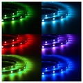 Ksix Värillinen RGB LED-Nauha Kaukosäätimellä - 2x5m