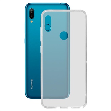 Ksix Flex Erittäin Ohut Huawei Y6 (2019) TPU Suojakuori - Läpinäkyvä