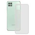 Ksix Flex Erittäin Ohut Samsung Galaxy A22 5G, Galaxy F42 5G TPU Suojakuori - Läpinäkyvä