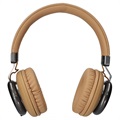 Ksix Retro2 Bluetooth-Kuulokkeet FM-Radiolla - Ruskea